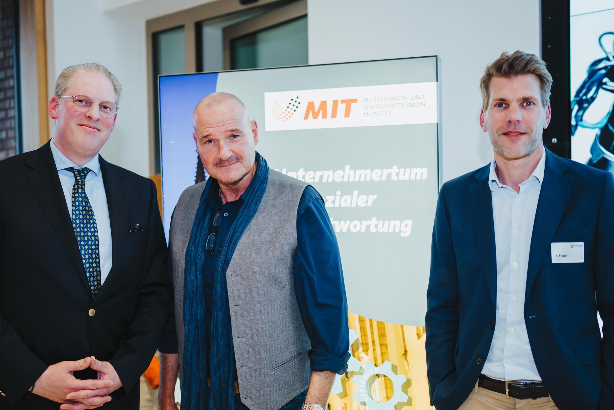 Peter Laurenz B�rgel, KI-Experte Michael Berndt und Felix Fiege. 
